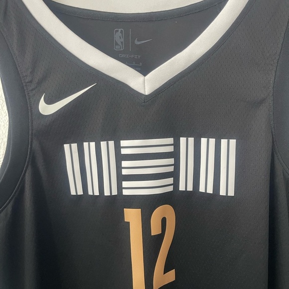 Nike Ja Morant Memphis Grizzlies Authentic Swingman City Jersey DX8507 011 Sz L - Picture 2 of 9